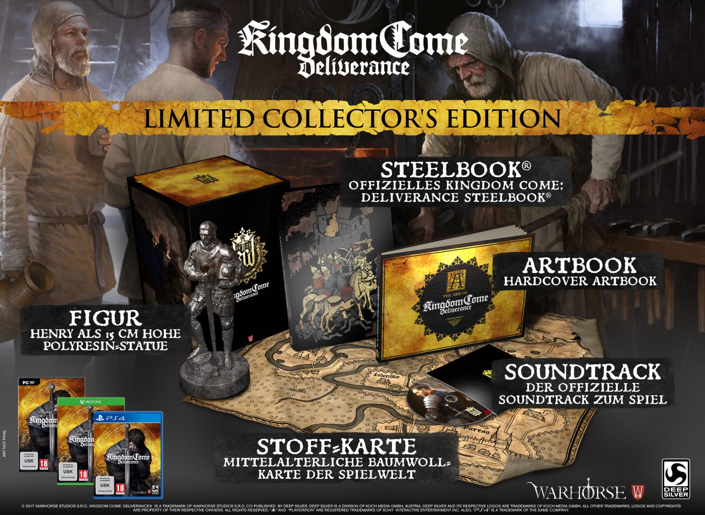 Kingdom Come: Deliverance – Limitierte Sammler-Edition und Special Edition angekündigt