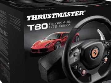 Thrustmaster kündigt neues Lenkrad T80 Ferrari 488 GTB Edition an