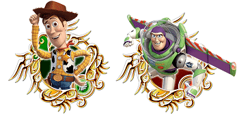 Woody and Buzz Kingdom Hearts Union
