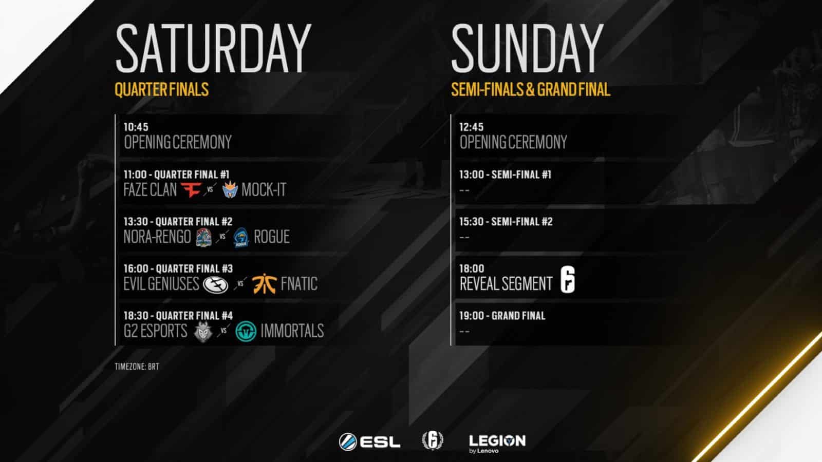 Tom Clancy's Rainbow Six Pro League - Season 8 Finals in Brasilien 2 Rainbow Six Pro League S8 Finals
