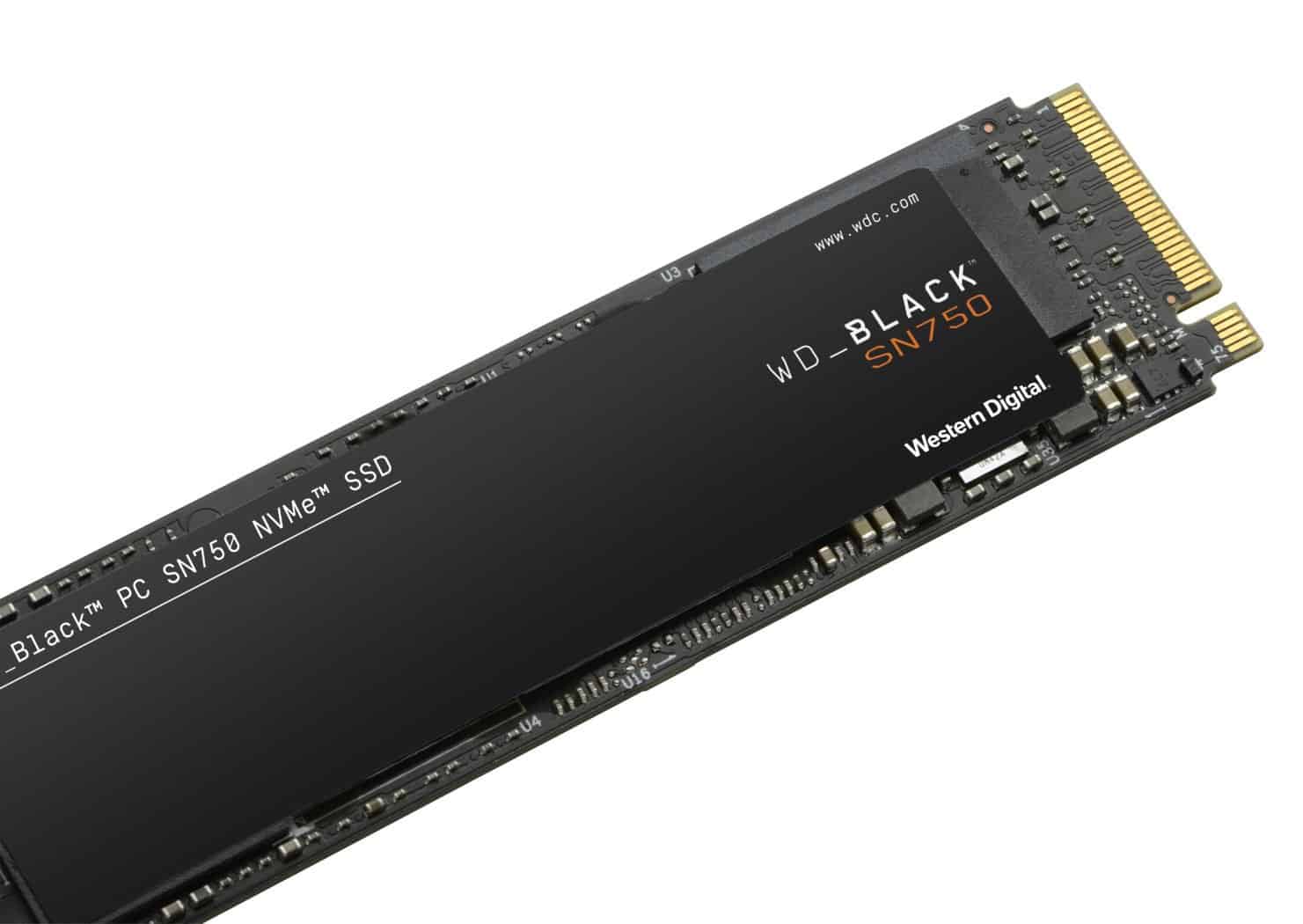 Western Digital - NVMe SSD beschleunigt das PC-Spielerlebnis - WD Black SN750 2 WD Black SN750 NVMe SSD ohne Heatsink