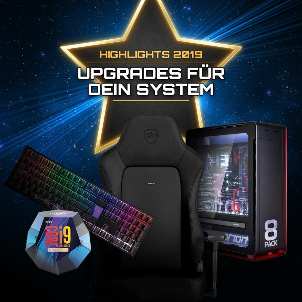 Caseking präsentiert die PC-Hardware-Highlights des Jahres 2019 und wünscht vorab einen guten Rutsch! 2 Caseking Hardware 2019