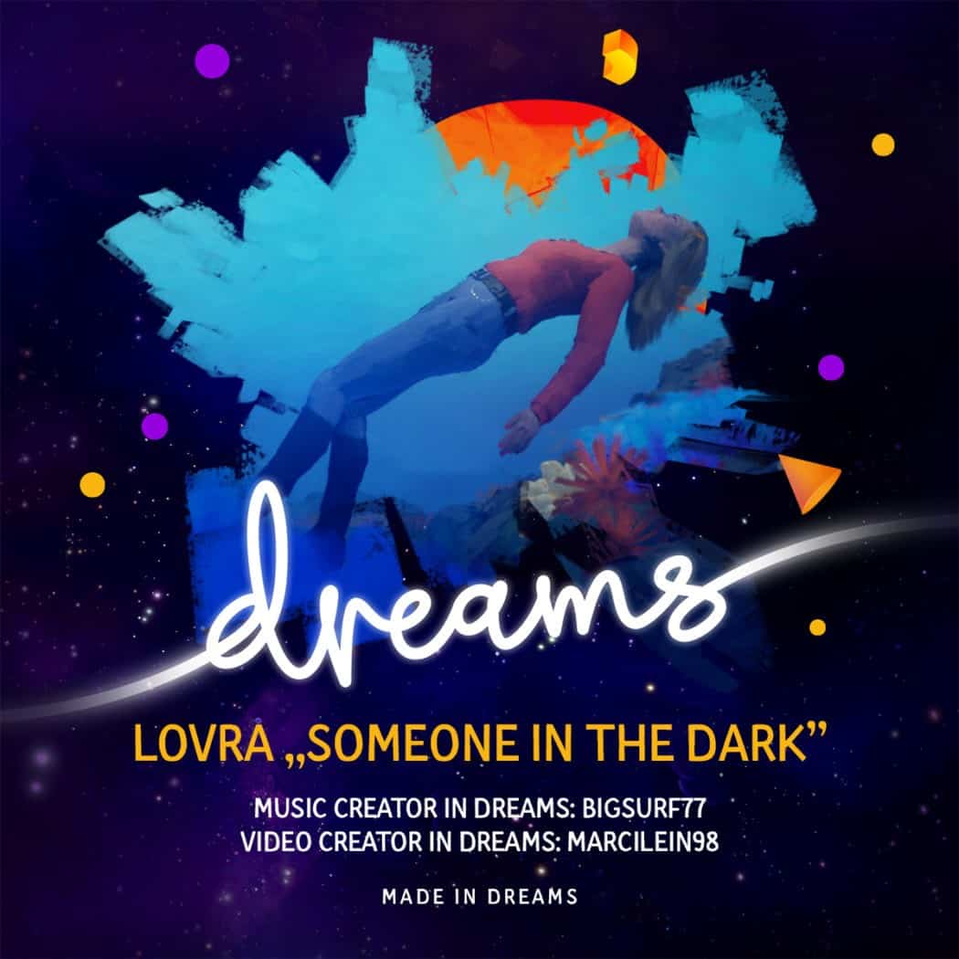 Dreams: Künstlerin LOVRA veröffentlicht erstes Musikvideo - erstellt mit dem Musiktool 2 LOVRA Someone in the Dark Dreams Cover