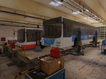 Bus Mechanic Simulator: Am 14. Mai kann virtuell geschraubt werden 1 Bus Mechanic Simulator