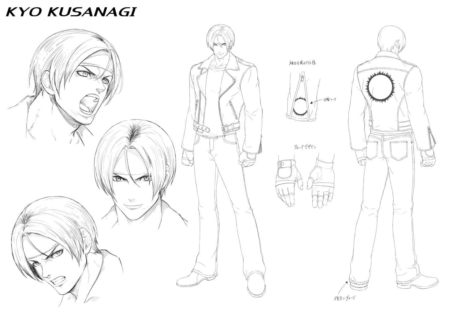 THE KING OF FIGHTERS XV: Erster Teaser veröffentlicht 2 Character Design KYO KUSANAGI