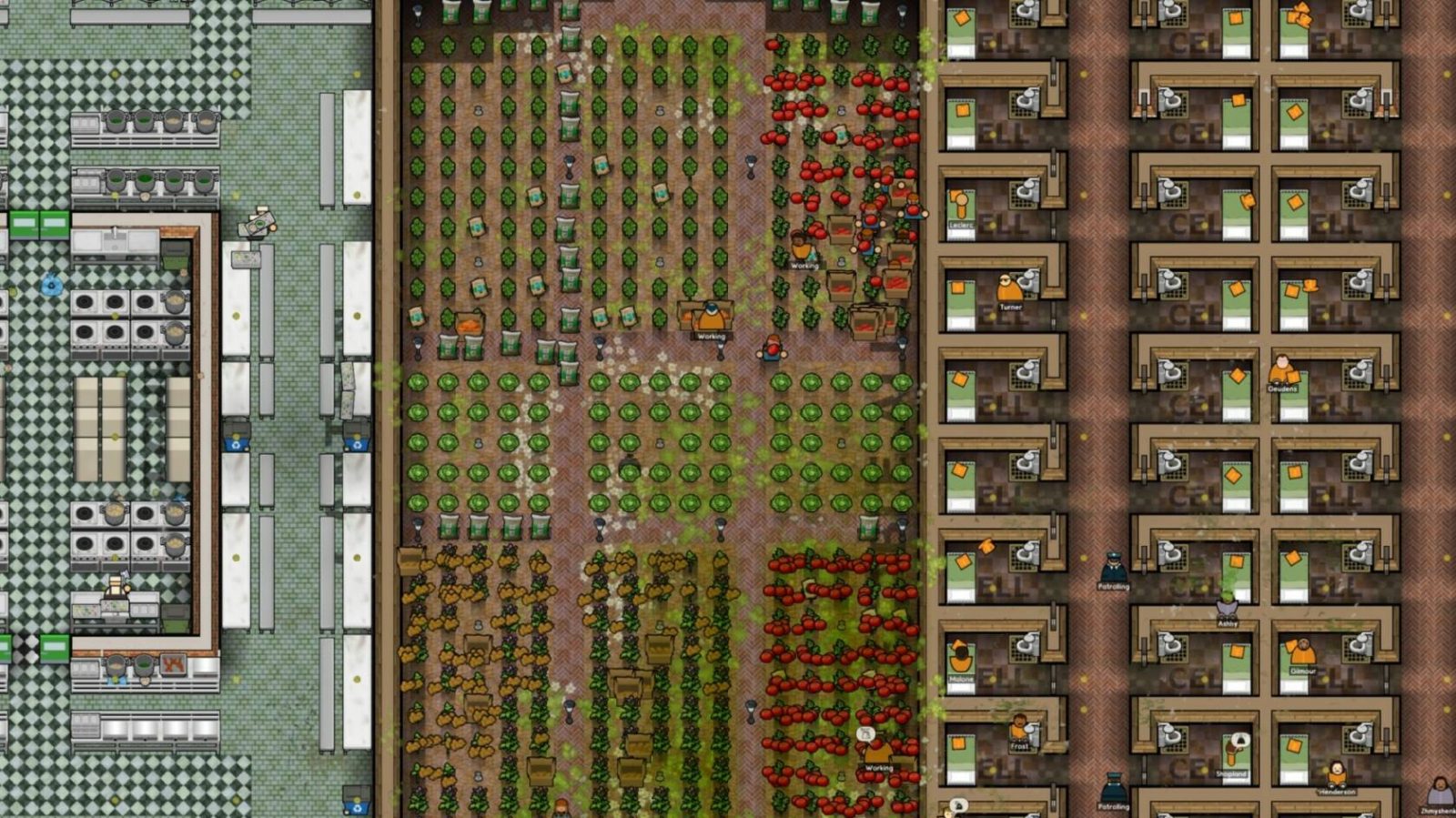 Prison Architect: Going Green - Baut euer eigenes Selbstversorger-Gefängnis 3 PAGG Fruits of Labor