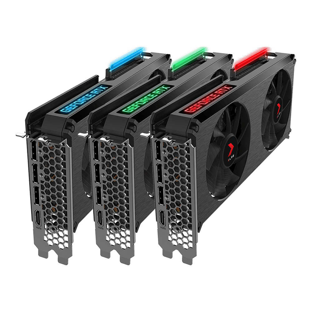 PNY erweitert ihre GeForceRTX GPU-Serie mit der RTX 3060 Ti 2 PNY GeForce RTX 3060Ti REVEL LED RGB ra 2