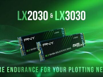 PNY LX2030 und LX3030 M.2 NVMe Gen3 x4 Solid State Drives