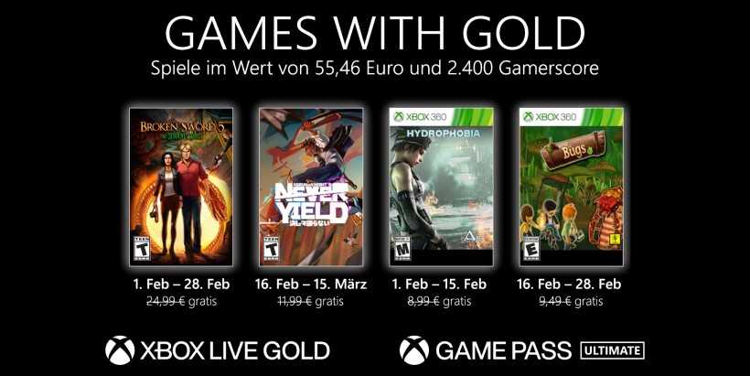Xbox Gold Feb 2022