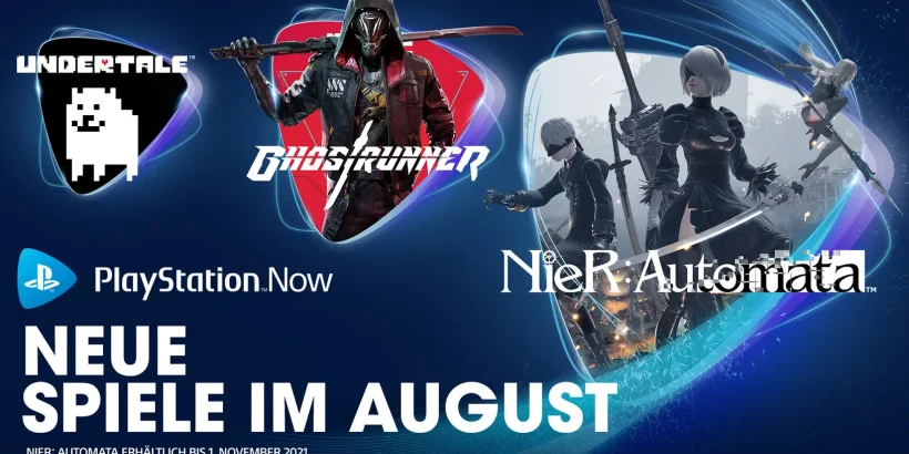 PlayStation now August 2021