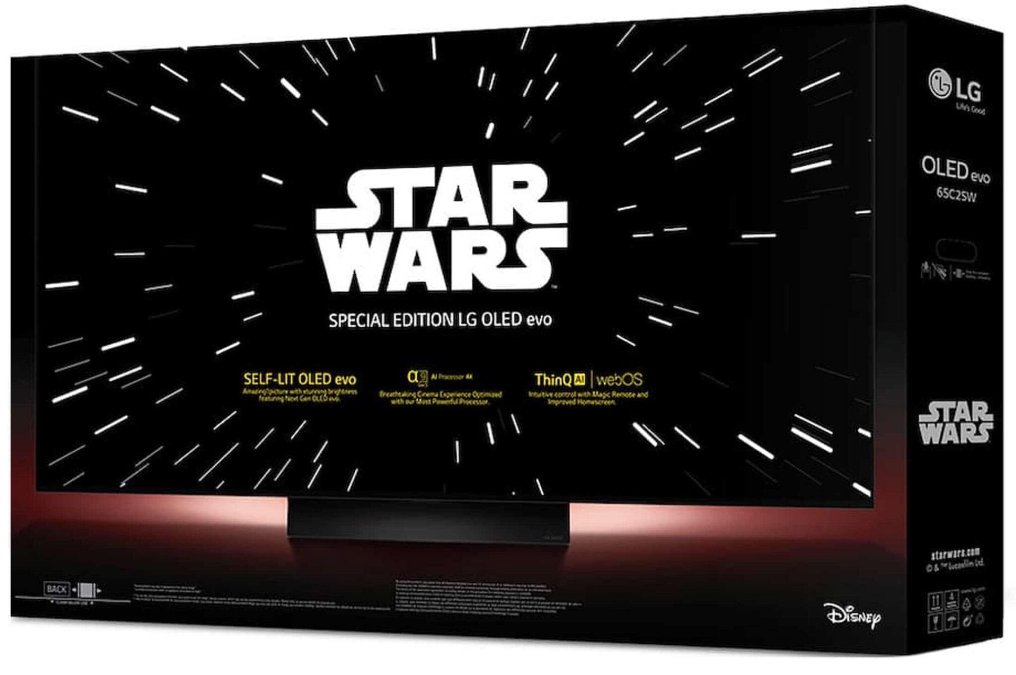 LG Star Wars C2 OLED Evo TV