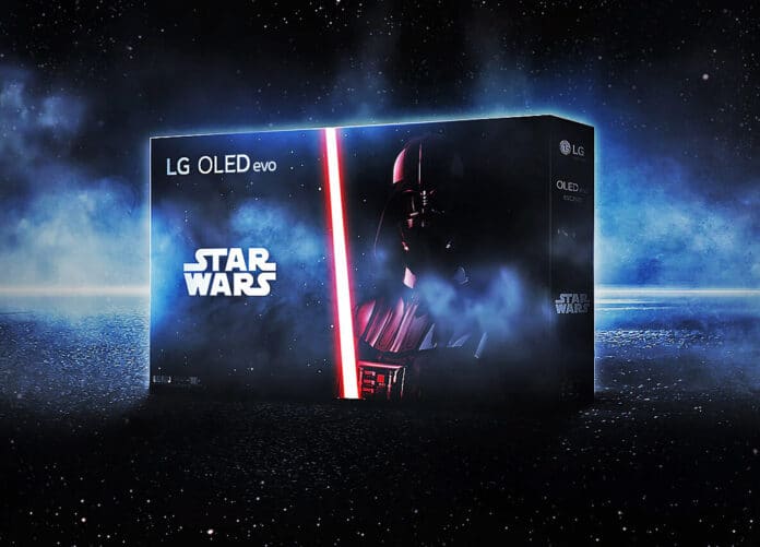 LG Star Wars C2 OLED Evo TV